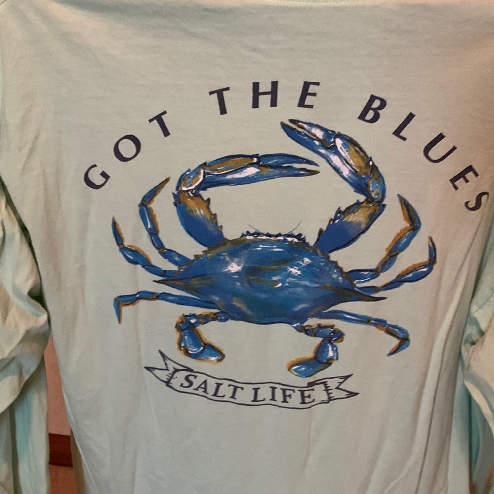 Men’s Long Sleeve Salt Life Shirt Size XL